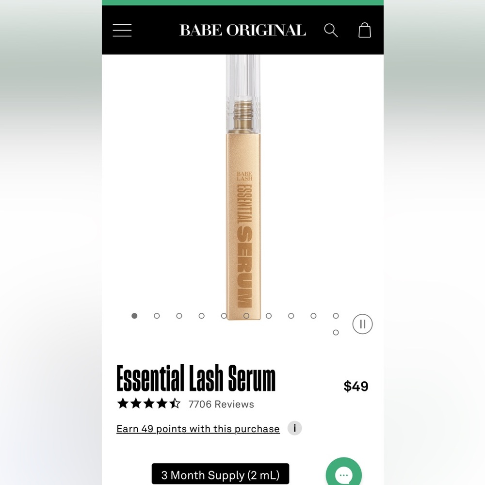 Babe lash essential lash serum